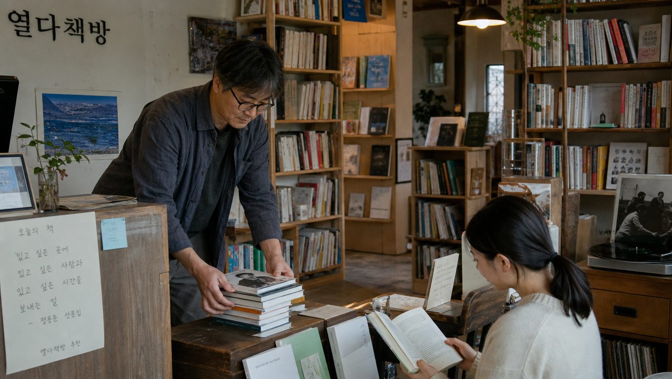 동네 독립서점 책방지기 책 선정 기준과 독서모임 운영