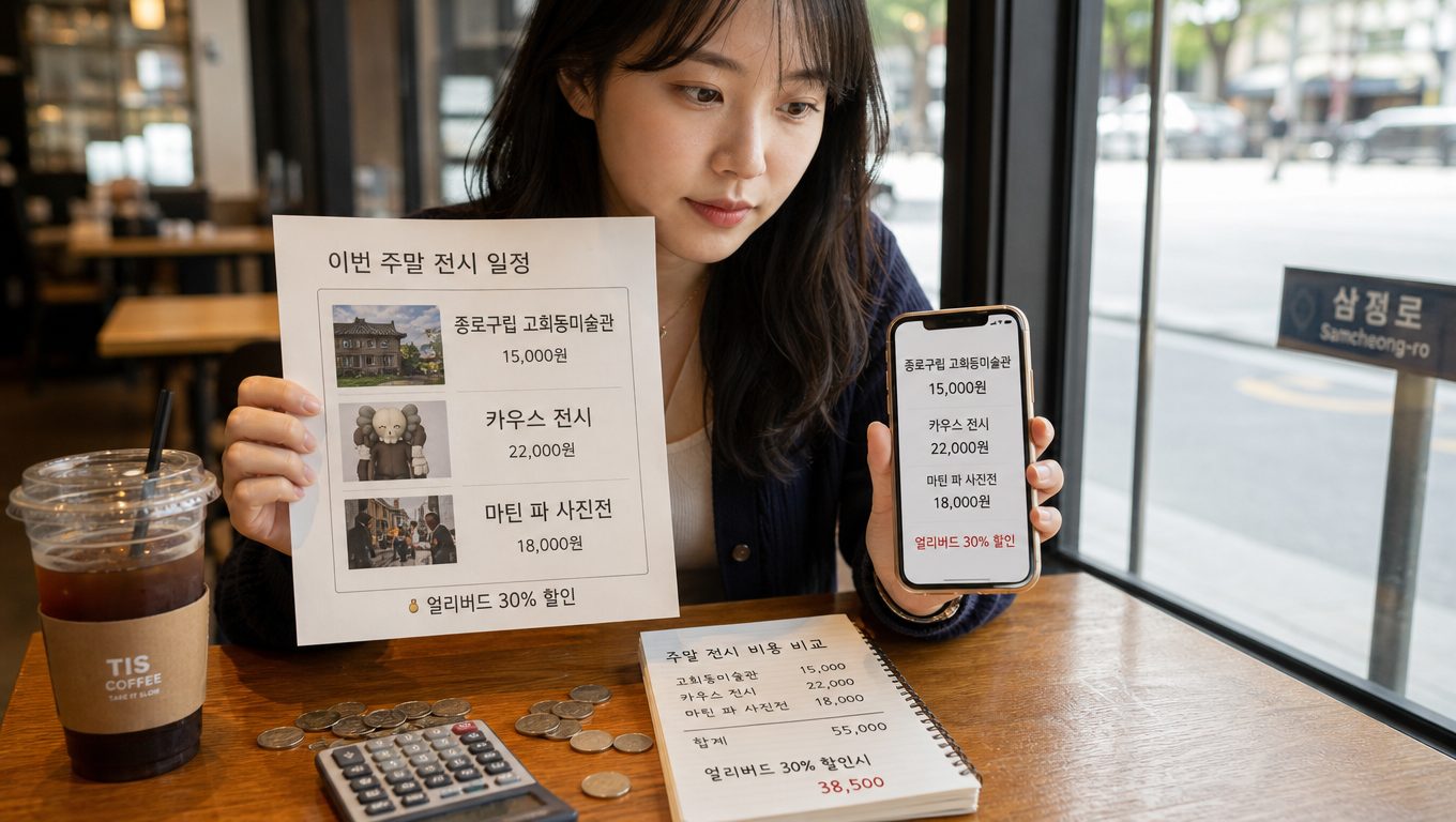 2026 서울 주말 전시 목록과 입장료