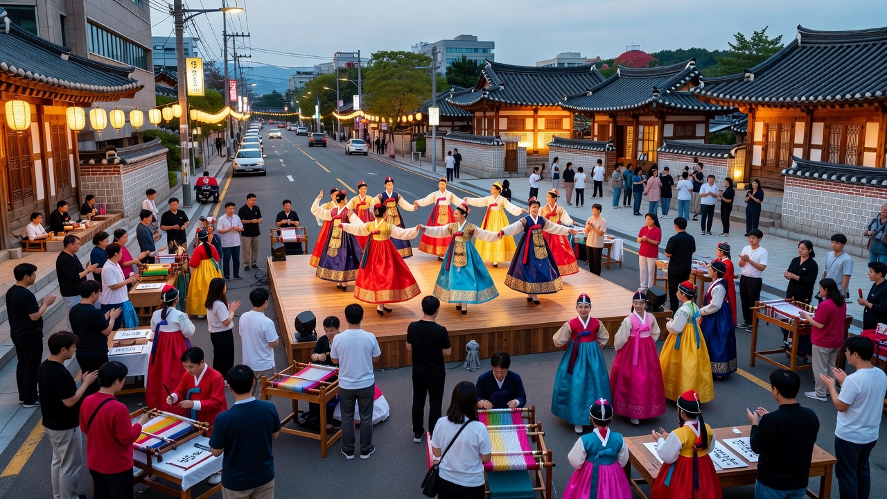 지역 문화행사로 변신한 동대문 거리 축제 모습