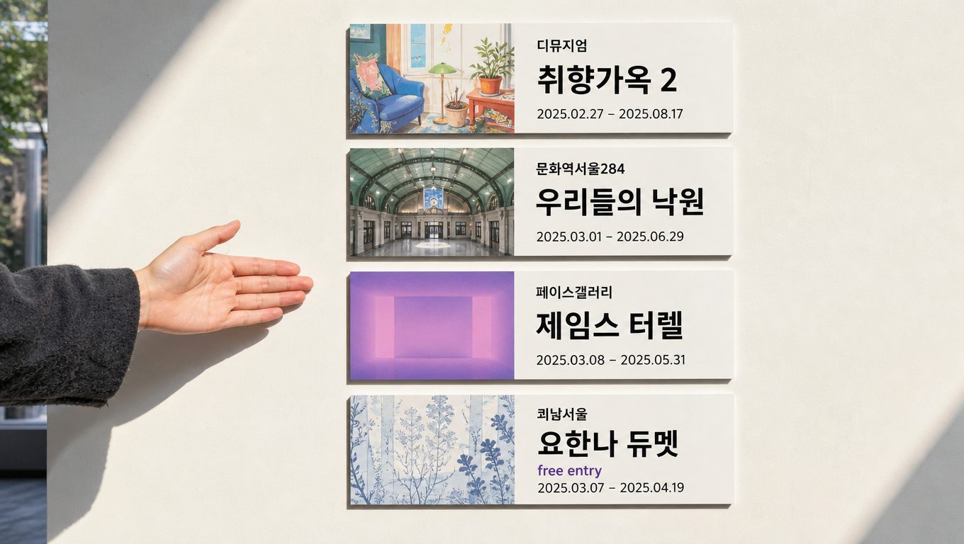 주말 서울 전시