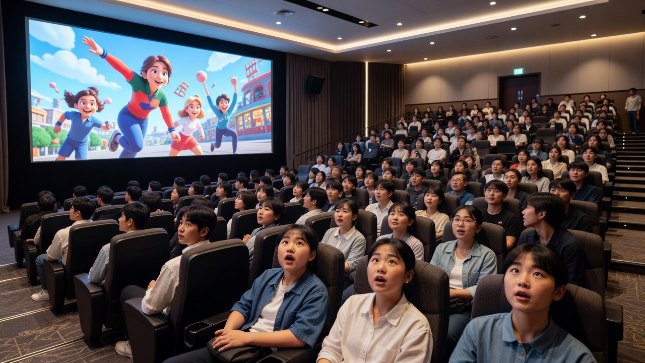 이번 주 인기 영화 상영 중인 영화관 관객석