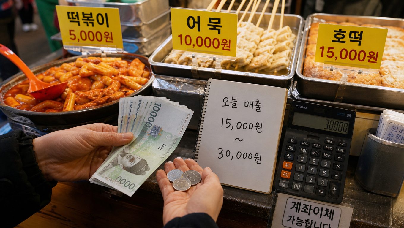 서울 야시장 1인당 비용은 얼마나 들어요?